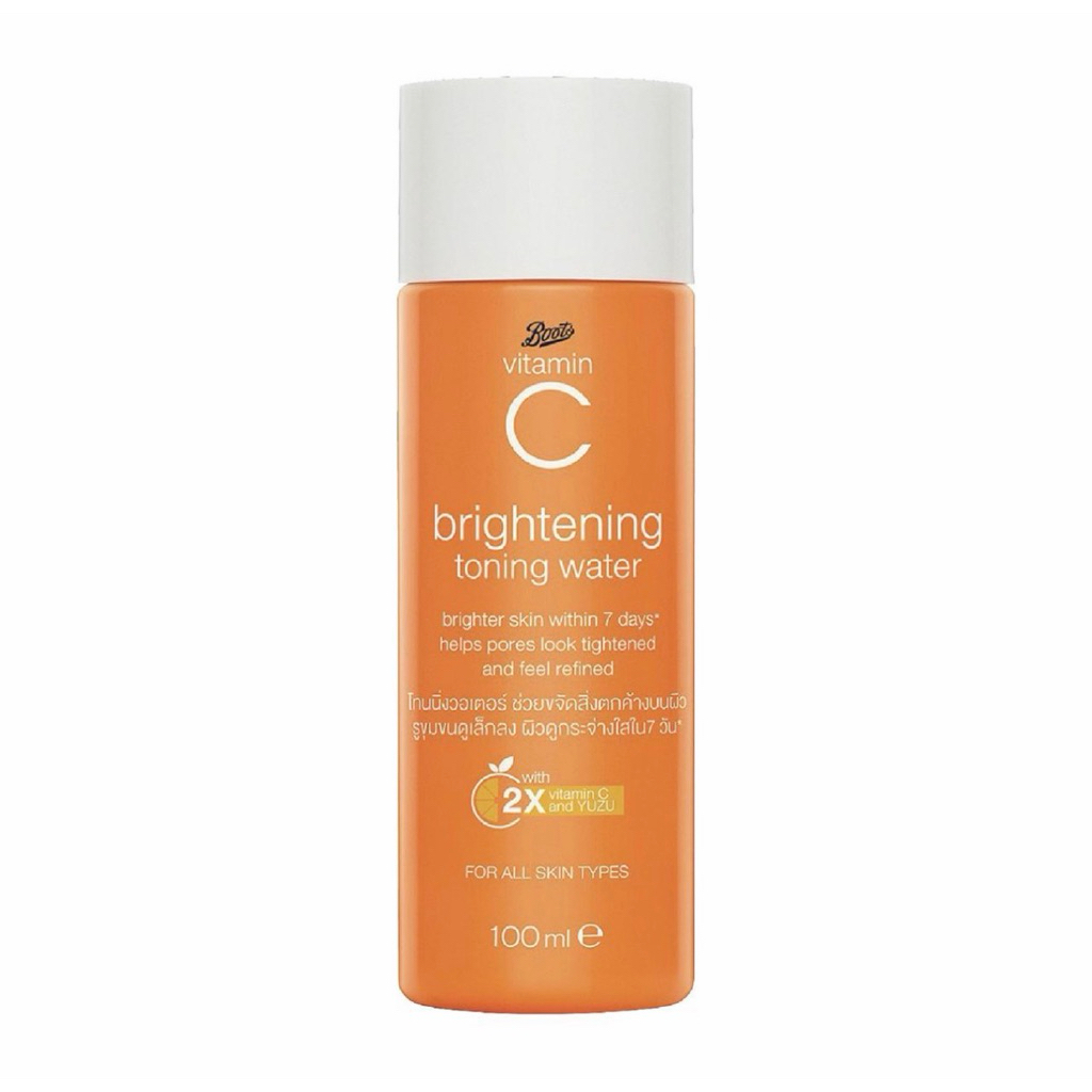 โทนเนอร์ เช็ดหน้า วิตามินซี Boots Vitamin C Toning water