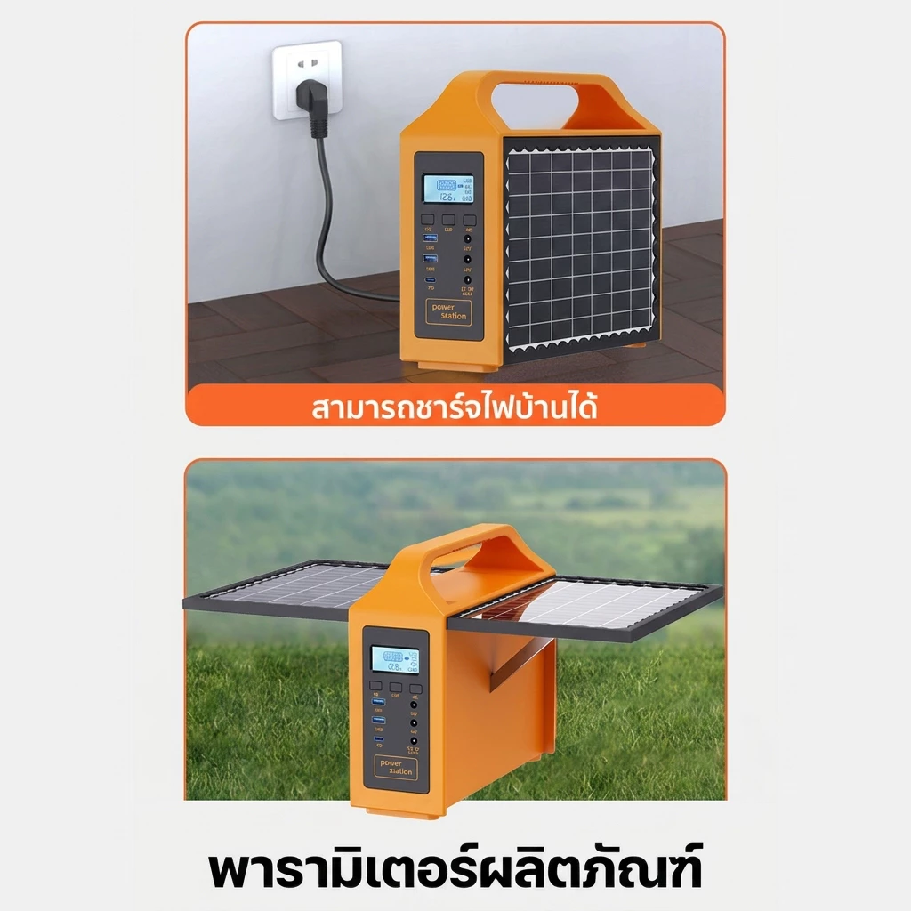 Power Station 1200W 220V กล่องสำรองไฟแคมป์ปิ้ง thumbnail 7