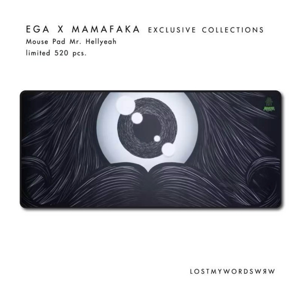EGA X MAMAFAKA Mouse Pad Mr. Hellyeah!