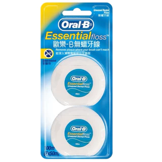 ลอตใหม่ล่าสุด Oral-B ไหมขัดฟัน เอสเซนเชียล ฟลอส 50 เมตร เคลือบขี้ผึ้ง รสมิ้นท์สดชื่น