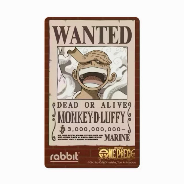 พร้อมส่ง มีของ!🔥 บัตร BTS Rabbit One piece ลายWated นิกะ Limited Edition!!