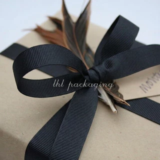 ริบบิ้นผ้ากรอสเกรน (Grosgrain Ribbon) กว้าง 1.5 cm ส่งจากกรุงเทพ