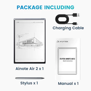 iFLYTEK AINOTE Air 2 แท็บเล็ต E-Ink AI 8.2 นิ้ว สมุดโน้ตดิจิทัล บันทึกเสียง AI พร้อมปากกาสไตลัส eReader