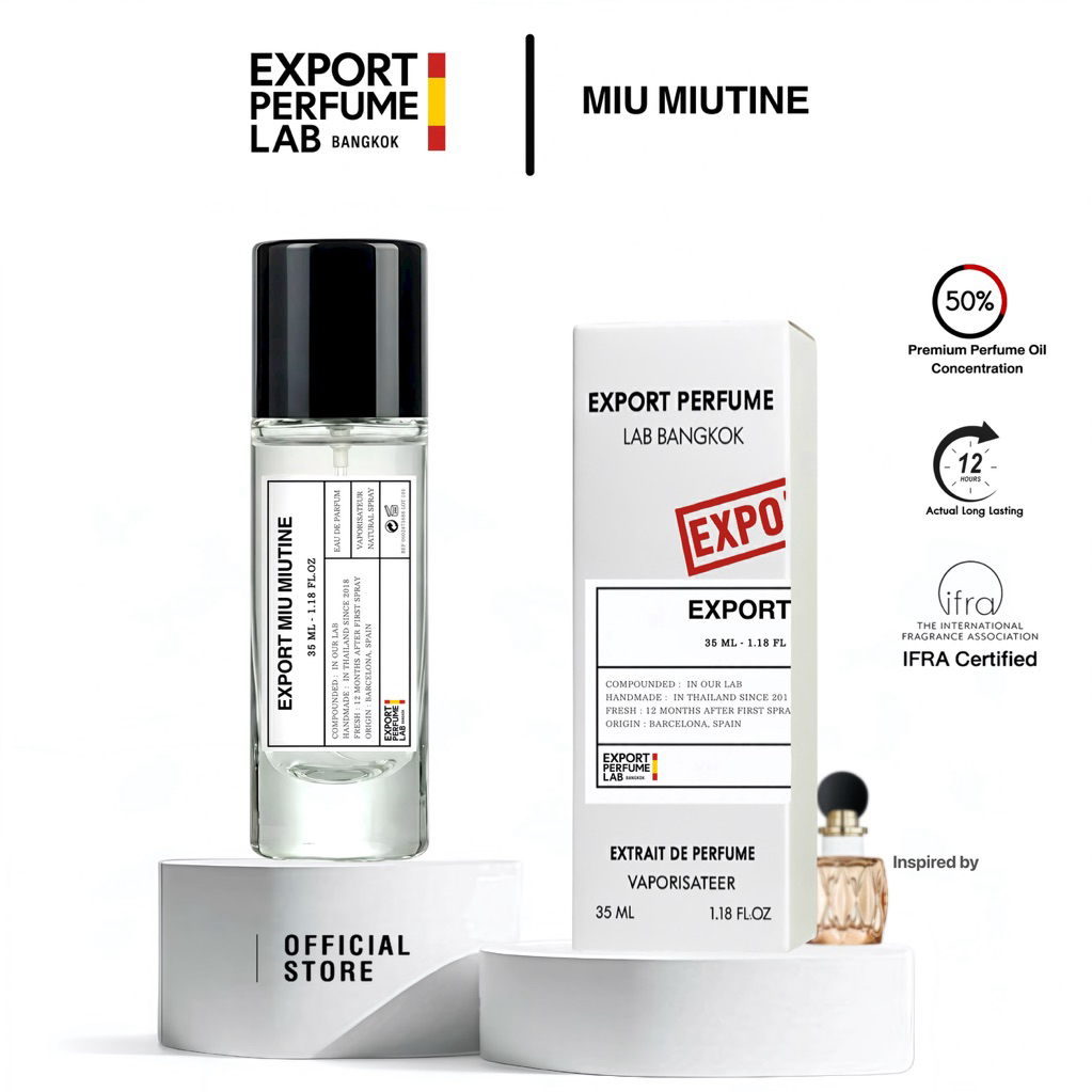 สินค้ามาใหม่ปี 2025 น้ำหอม Export Perfume กลิ่น Miu Miutine ( กลิ่นสตรอว์เบอรี่ )