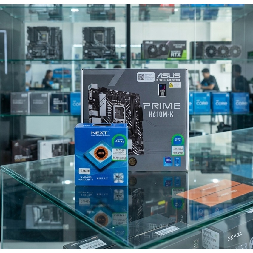 CPU CORE i5 12400F / i5 14400F / H610M DDR4 DDR5 สินค้าของใหม่ รับประกัน 3 ปี