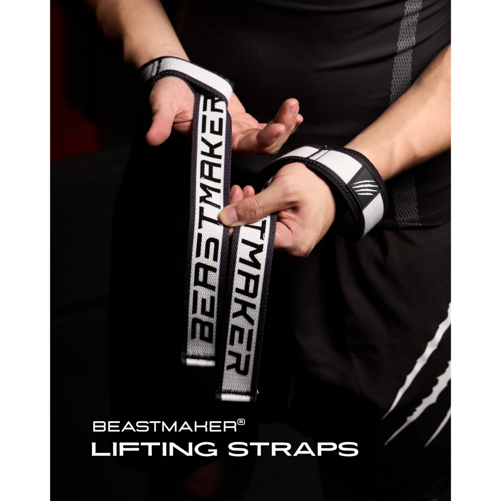 BEASTMAKER LIFTING STRAPS | สายรัดยกน้ำหนัก เพิ่มแรงจับ ยกหนักขึ้น ไม่หลุดมือ โฟกัสกล้ามเต็มๆ – โปรปัง