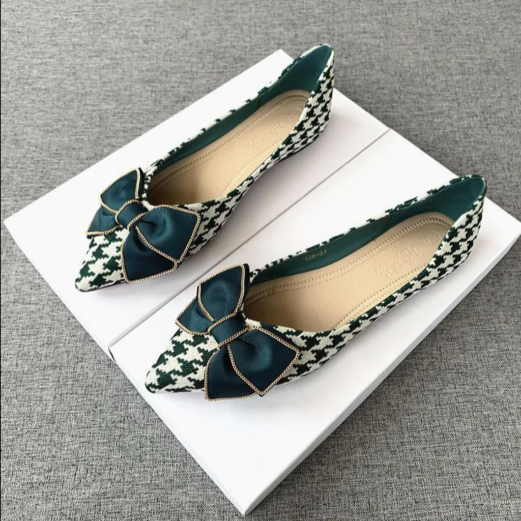 พร้อมส่ง รองเท้าแตะส้นแบนสีดำสไตล์เกาหลี, หัวแหลม, โบว์, หนังนิ่ม,คุณภาพสูง,ย้อนยุคที่หรูหรา,แฟชั่นลำลอง, รองเท้าเดี่ยว ราคา ถูกที่สุด ดีลบีเคเค แกลเลอรีภาพที่ 2