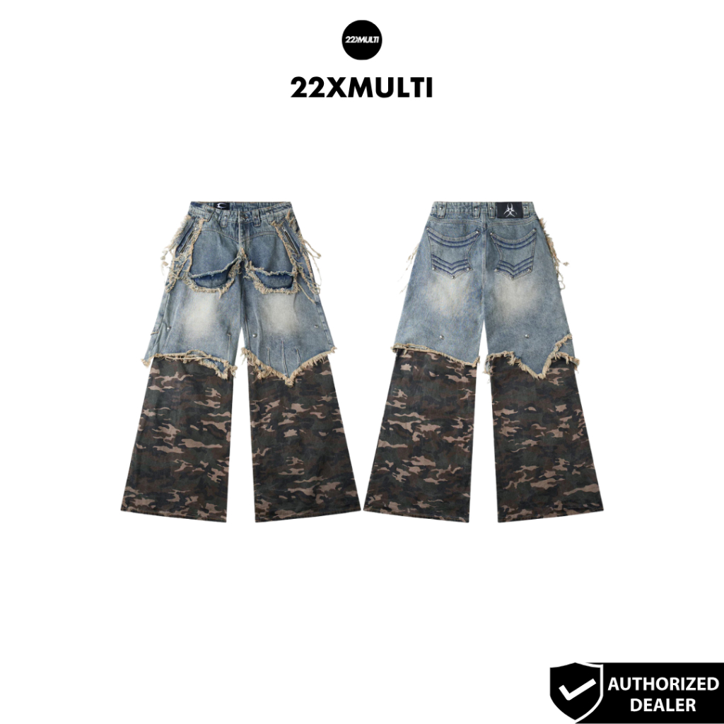 COZY - 005 CHAOS DREAM LAYER CAMO PANTS