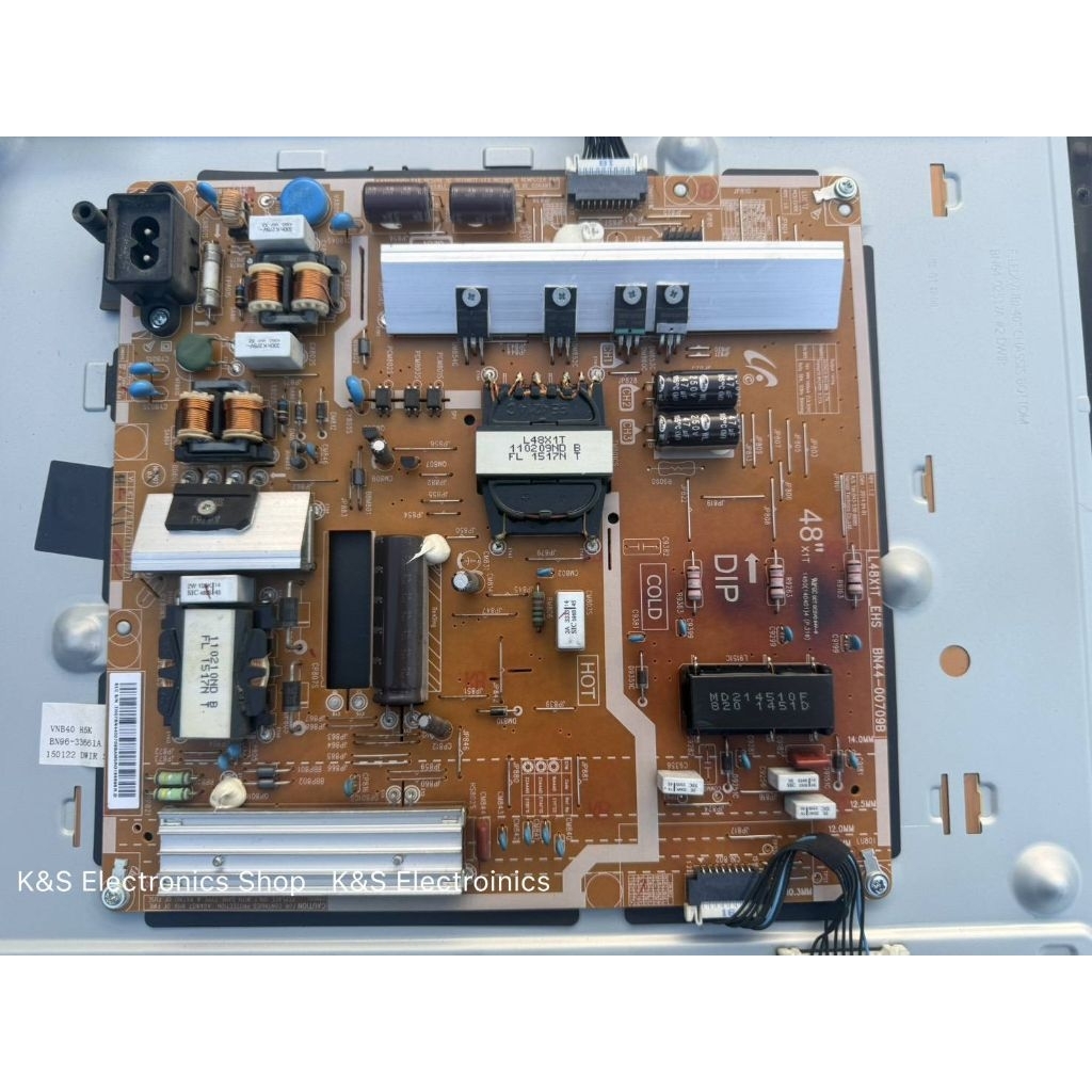 Power Supply Samsung UA48H6400AK , UA40H6400AK พาร์ท BN44-00709B อะไหล่แท้/ของถอดมือสอง รับประกันสิน