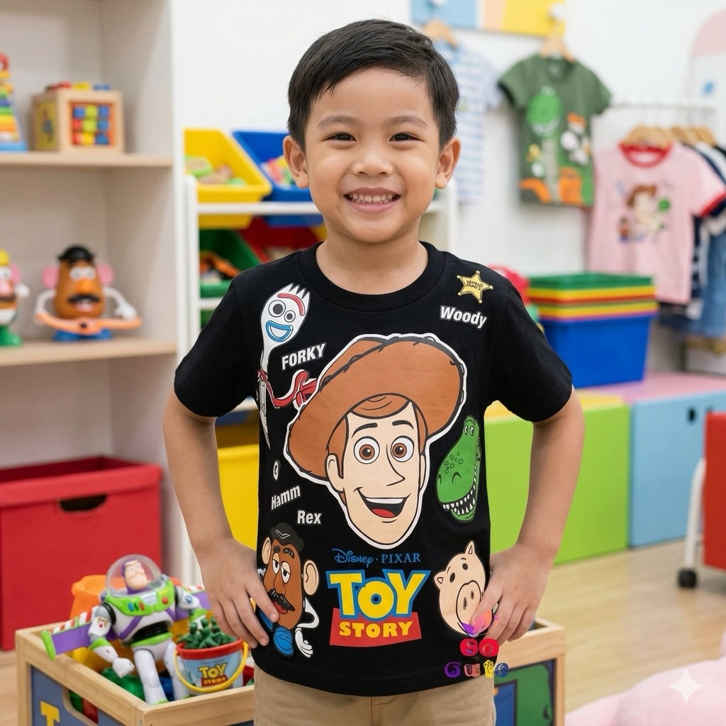 ☄️☄️Disney Boy Toy Story T-Shirt&shorts  เสื้อยืดทอย สตอรี่ สินค้าลิขสิทธ์แท้ 100% สินค้าลดล้างสต็อกมือ 1