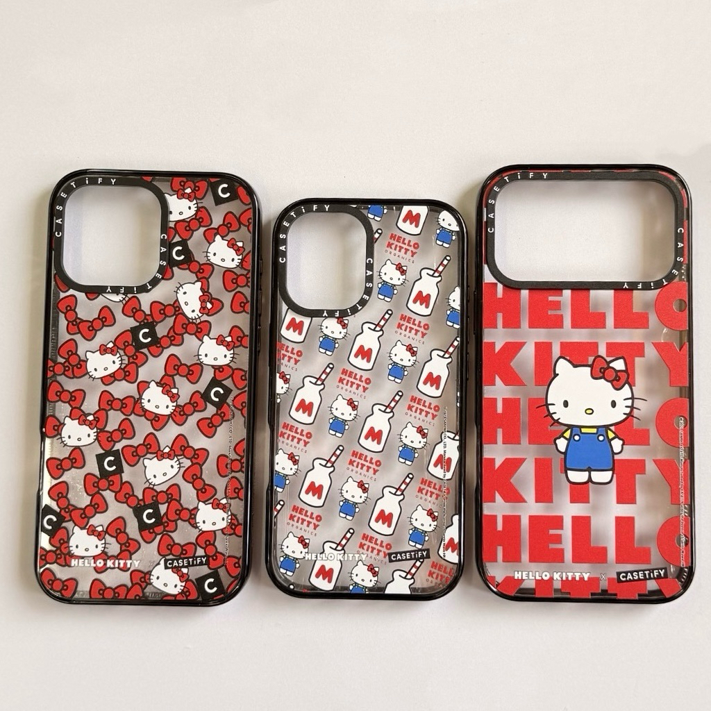 **พร้อมส่ง**Case TiFyลายคิตตี้สกรีนผิวด้าน สำหรับ IP 16promax 17 17pro 17promax S24Ultra S25Ultra(งา
