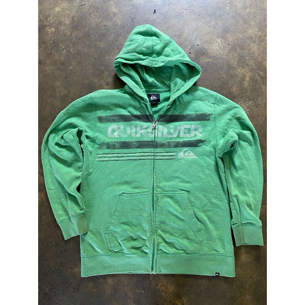 Quiksilver hoodie มือสอง เฟดเซอร์