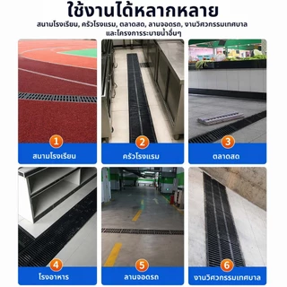 ฝาครอบท่อระบายน้ํา, แผ่นตะแกรง, ฝาครอบน้ําฝน, พลาสติกเรซินฝาครอบรางน้ําในครัวป้องกันสัตว์ฟันแทะ