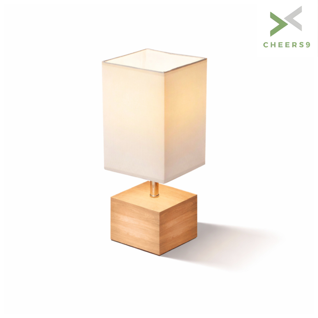 Cheers9 โคมไฟตั้งโต๊ะ โคมไฟอ่านหนังสือ ไฟสว่างมาก ถนอมสายตา bedside table lamp