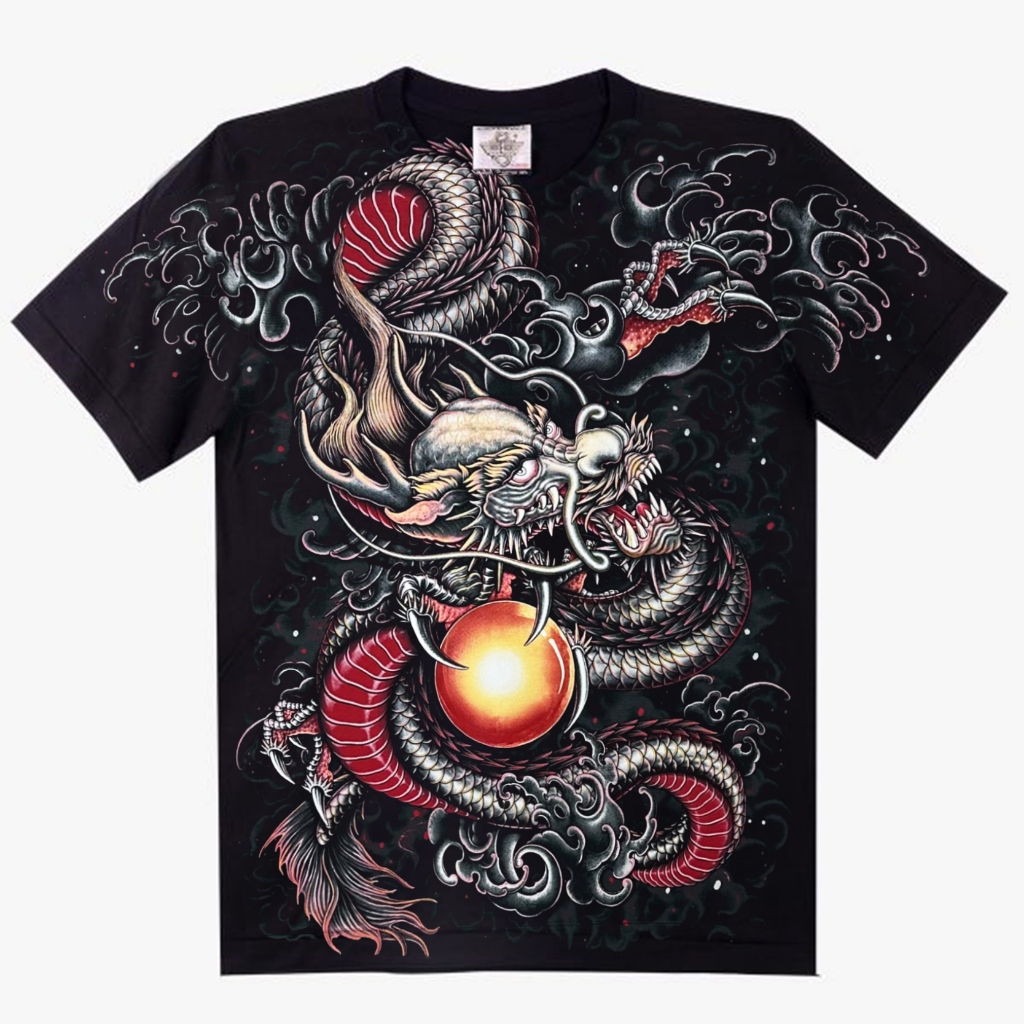เสื้อยืดสกรีนสี DISCHARGE D220