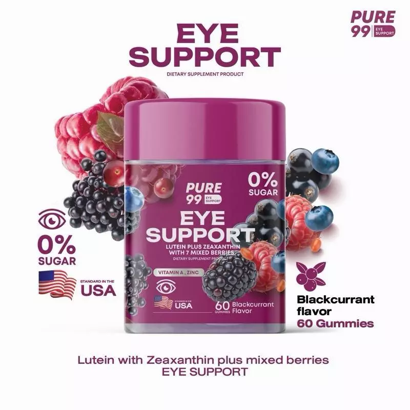 Pure99 Lutein with Zeaxanthin plus 7 mixed berries (จำนวน 60 ชิ้น)