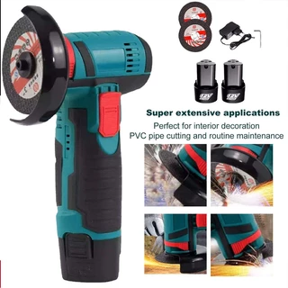 🔥เครื่องบดมุม เครื่องเจียรไร้สาย 12V 3 นิ้ว 750W ความเร็ว 29500rpm พร้อมแบตเตอรี่และใบตัด น้ำหนักเบา พกพา ชาร์จไฟได้ ใช🔥