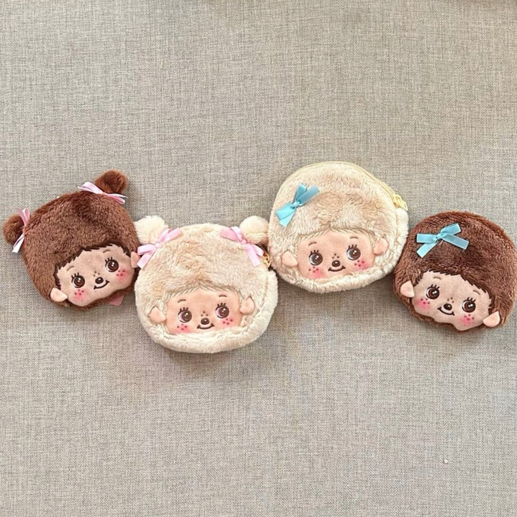(พร้อมส่ง💥lแมสได้🛵)Monchhichi Bebichhichi 2in1 พวงกุญแจและกระเป๋าเหรียญ สุดคุ้ม👍