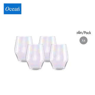 พร้อมส่ง💫Ocean - ชุดของขวัญ แก้วไวน์ The Magical Wishes Tumbler Set - Fortune Flow (pack of 4)