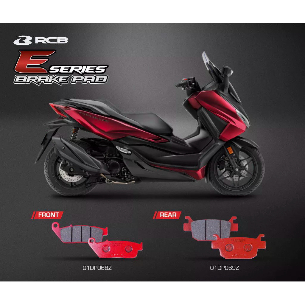 RCB  ผ้าเบรค E ซีรี่ สำหรับรถ HONDA FORZA300 FORZA350 ADV350