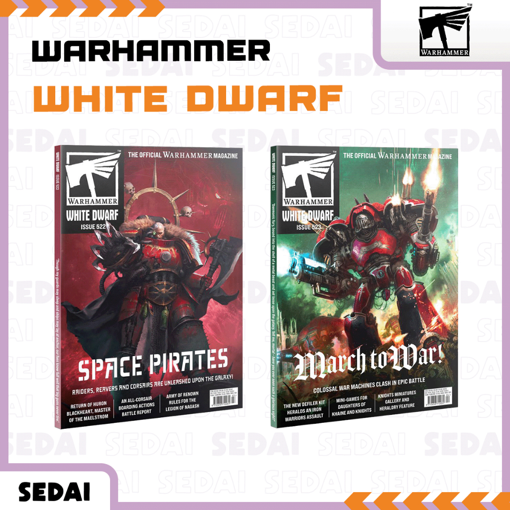 [ ส่งฟรี 🔥 ] หนังสือ Warhammer White Dwarf หนังสือภาษาอังกฤษ