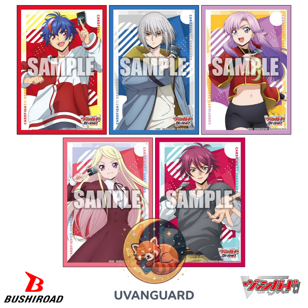 Bushiroad Sleeve Collection Mini Cardfight!! Vanguard : Akina Myodo, Suo, Nao Inabe, Senka Kanae, Ku
