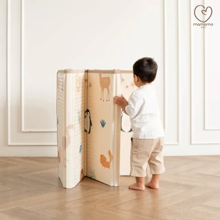 Mamamo แผ่นรองคลาน แบบพับ หนา 1.5 cm. ขนาด 150x200 cm. พร้อมเก็บขอบมุม แถมฟรี กระเป๋าพกพา พร้อมส่ง