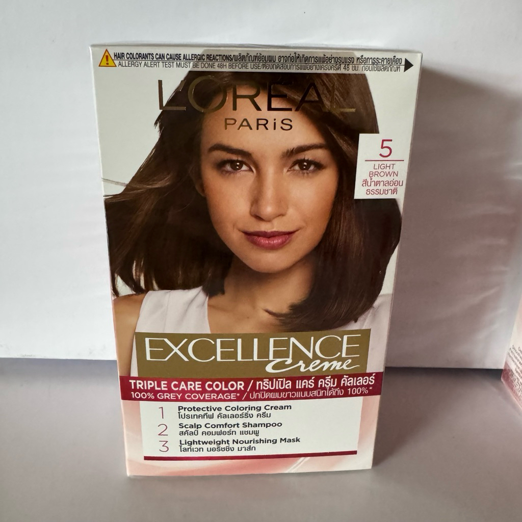 Loreal ยาย้อมผม ปิดผมขาว เบอร์ 5 สีขายดีพร้อมส่ง Sale