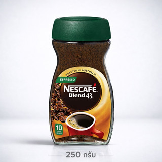 (Exp.2027)เนสกาแฟ เบลนด์ 43 เอสเพรสโซ NESCAFE BLEND 43 ESPRESSO ขนาด 250 กรัม