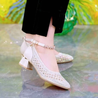 รองเท้าส้นสูง สวมใส่สบาย ทนต่อการสึกหรอ แฟชั่นสําหรับผู้หญิง BR573