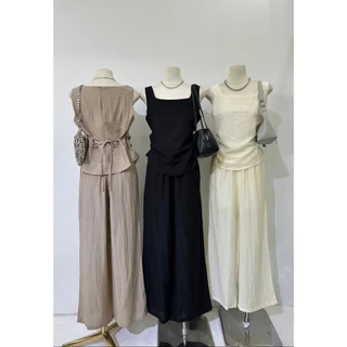 M2105 ชุดเซ็ต 2 ชิ้นที่สาวๆ ต้องมีติดตู้ ได้ทั้งเสื้อและกางเกง