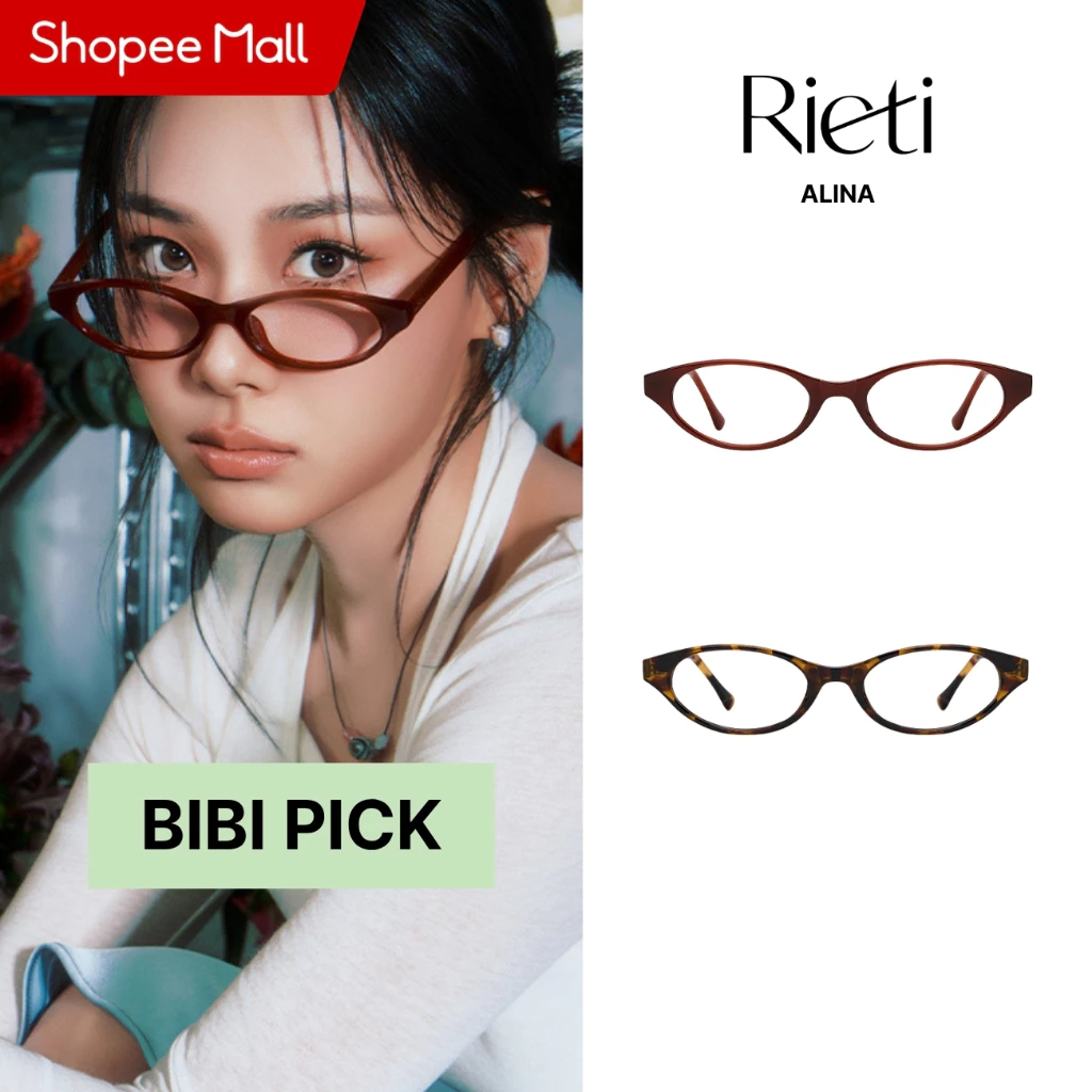 [ Authorized ] ตัวแทนจำหน่ายไทย | แว่นตา Rieti รุ่น ALINA แว่นกรองแสงสีฟ้า BIBI Picks collection (RTI26GL1030U)