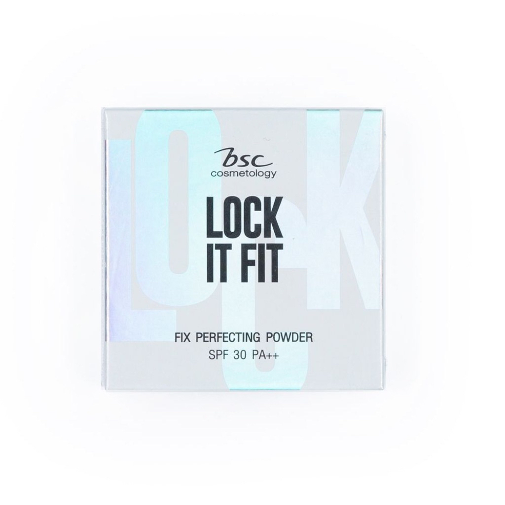 อ่านก่อนสั่งซื้อ❗️BSC LOCK IT FIT FIX PERFECTING POWDER SPF30 PA++ (ตลับรีฟิล) แป้งผสมรองพื้นเนื้อเนียนละเอียดบางเบา