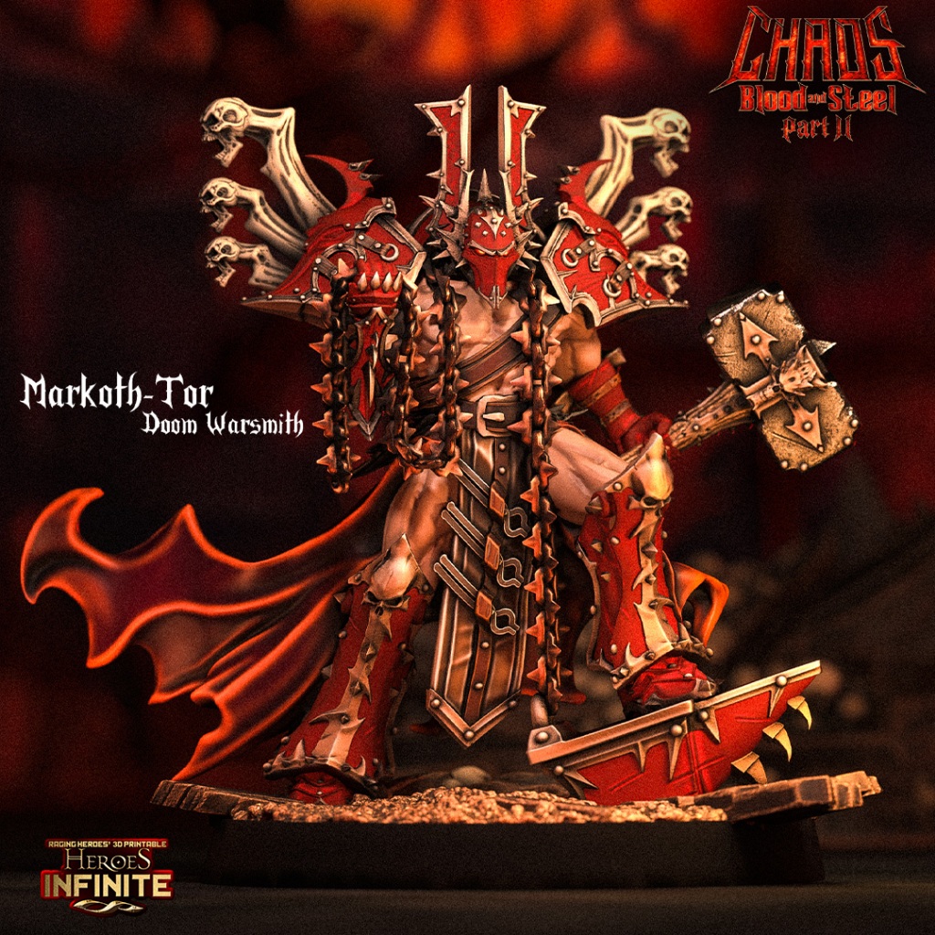 Chaos Blood and steel Vol.2 : Collection : Miniature Resin โมเดลบอร์ดเกม ผลิตตามสั่ง Tabletop War