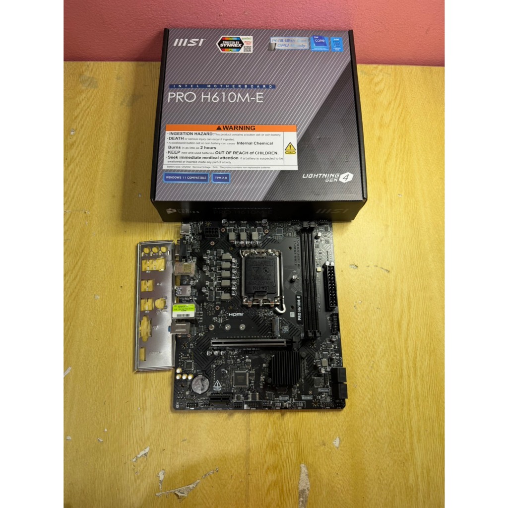 ขายMBมือสอง MSI H610M-E DDR5 LGA1700