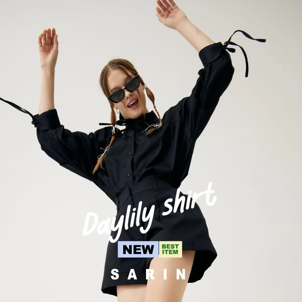 Sarin Official Daylily Shirt Black