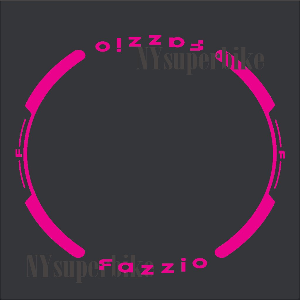 สติกเกอร์ขอบล้อสะท้อนแสง Fazzio  ฟาสซิโอ้