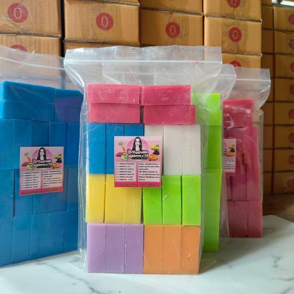สบู่​zara​soap​ สบู่ระเบิดขี้ไคล​ กดจำนวนก้อน​ แถมตาข่าย​ มีปลายทาง