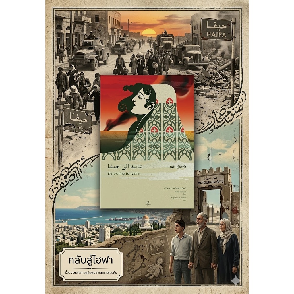หนังสือ กลับสู่ไฮฟา  (คัสซาน กานาฟานี) ราคา ถูกที่สุด ดีลบีเคเค แกลเลอรีภาพที่ 2