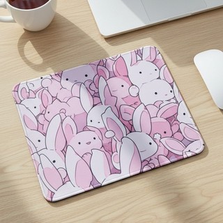 [พร้อมส่ง] แผ่นรองเมาส์การ์ตูนกราฟิก งานเย็บขอบ ขนาดเล็ก 21 x 26 ซม. (หนา 3 มม.) Biangels