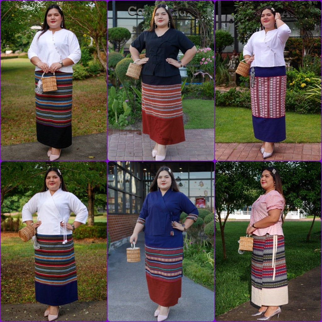 เอว 36-58 นิ้วผ้าถุงสำเร็จแบบเชือกผูก ตัดต่อผ้าทอ งานรุ่นนี้ใส่ง่ายคะ ไม่ต้องเย็บตะขอให้วุ่นวายสามารถปรับที่เชือกผูกได้เ
