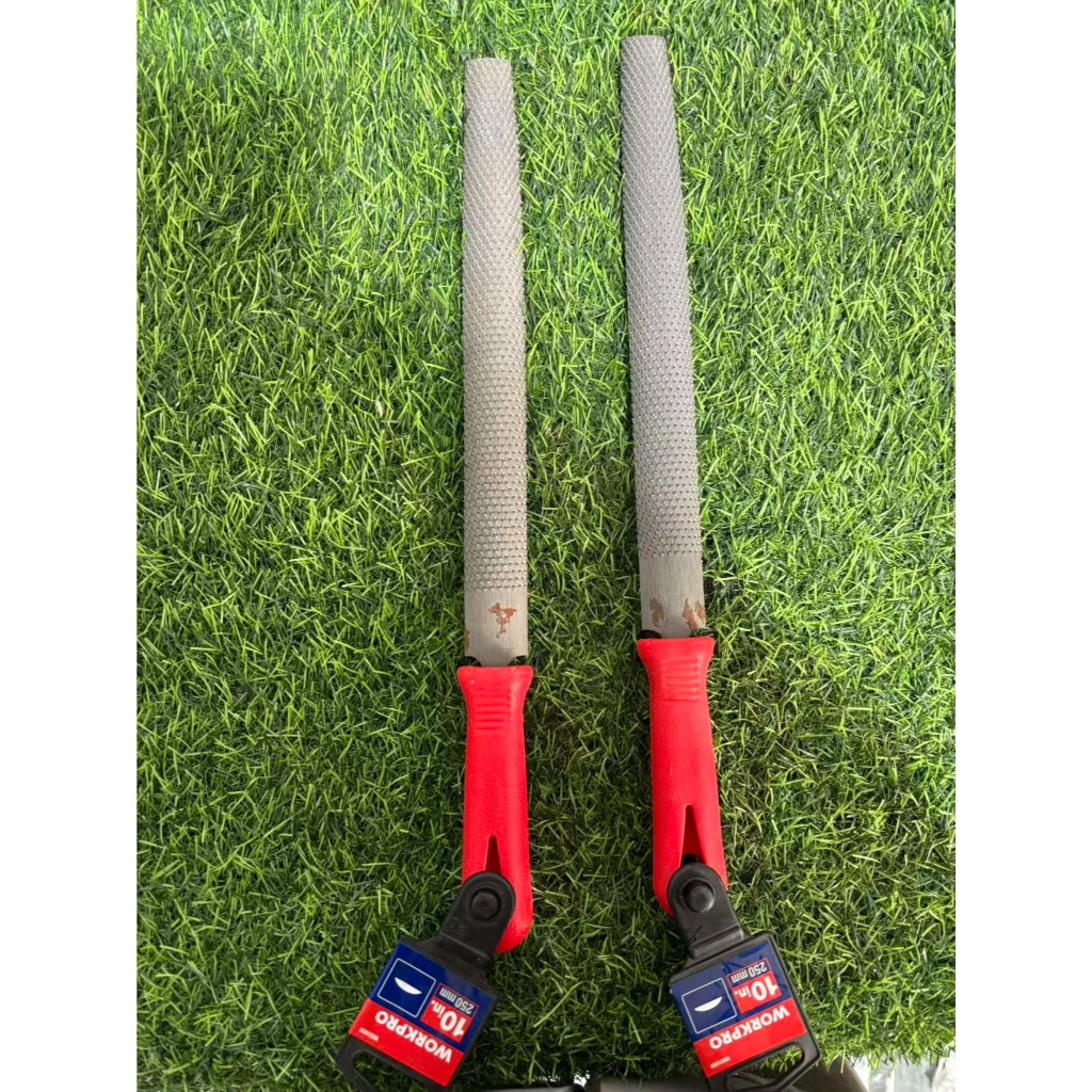 WORKPRO ตะไบไม้ 10นิ้ว (250mm) ทรงครึ่งวงกลม ด้ามจับกระชับมือ ขัดแต่งชิ้นงานรวดเร็ว ตะไบช่างไม้เครื่องมือช่างคุณภาพ 🇨🇳