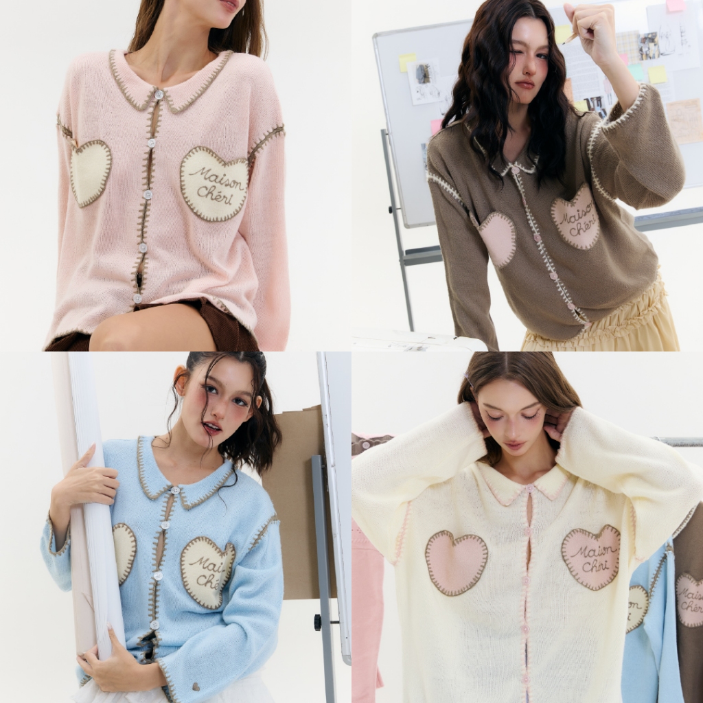 Maison Chéri - The Chéri Knit Jacket Top