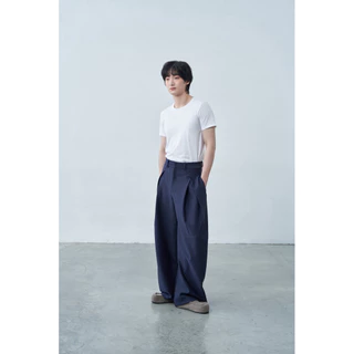 Orbit Wide Pants 2.0 Pinstripe Edition กางเกงขากว้างลายทางทรงกระบอกใหญ่ A+