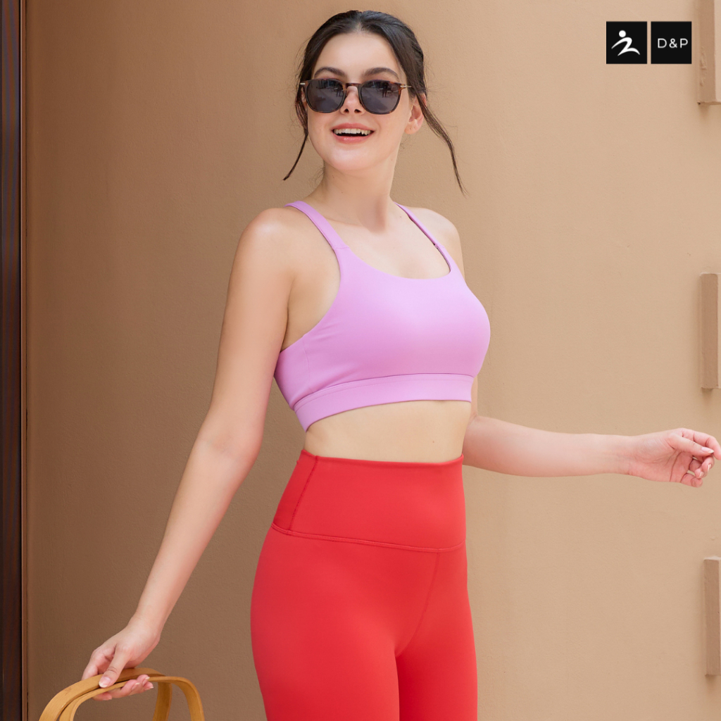 D&P Sport Sports Bra | She's Pretty | D-7726 สปอร์ตบรา ไร้โครง กระชับ เก็บเนื้อส่วนเกินได้ดี
