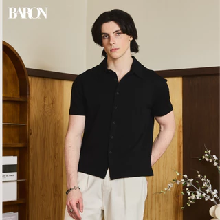 BARON - Alden Soft Shirt เสื้อเชิ้ตผู้ชายแขนสั้น ผ้านุ่ม ไม่ร้อน ทรง Regular Minimal รุ่น Alden