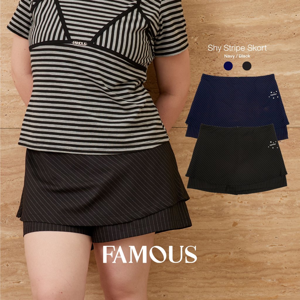 Shy Stripe Skort #FMBL-G3B017 #COE #SM26