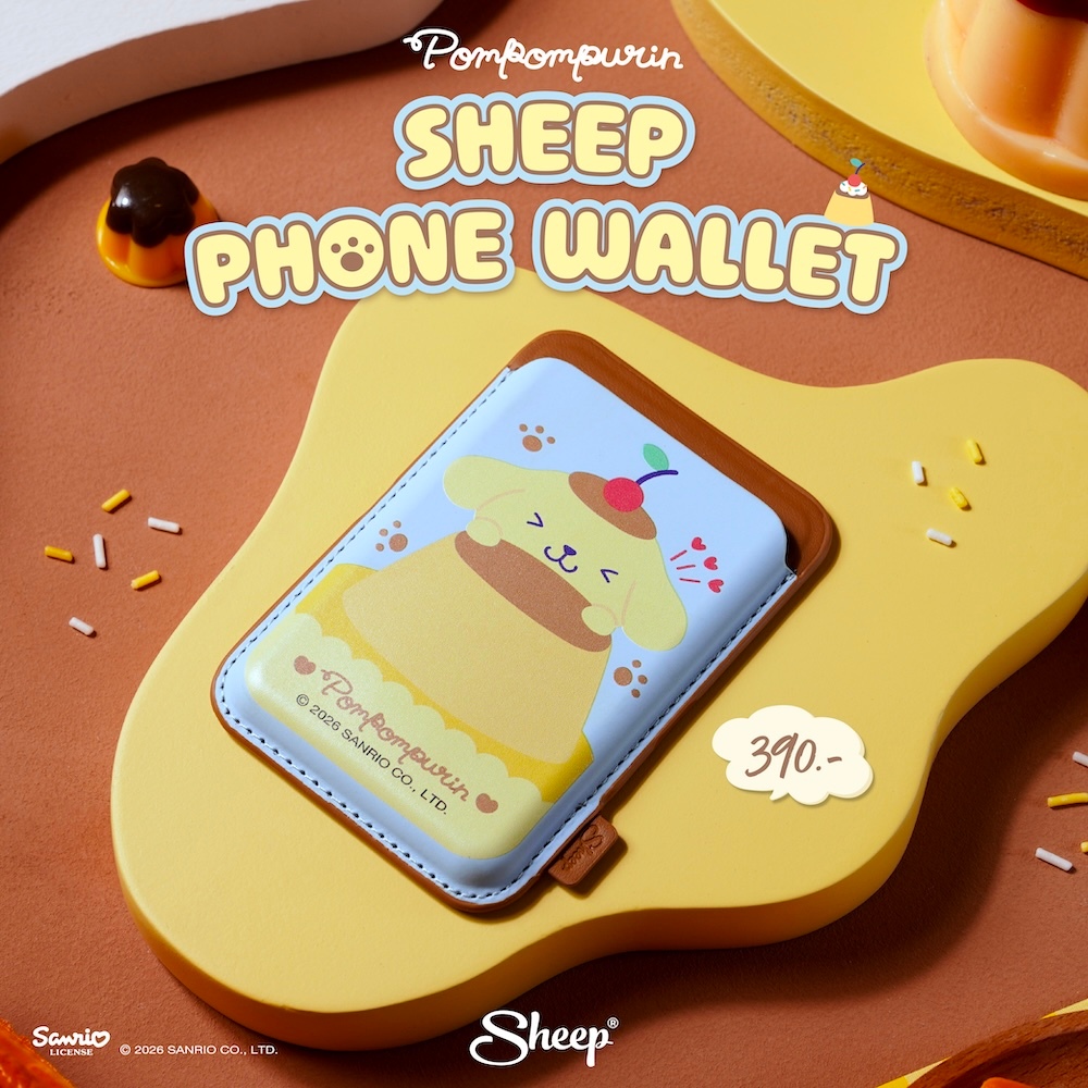 [MS Wallet Pompompurin] Pompompurin Collection MS Wallet ที่ใส่บัตรแม่เหล็กแปะหลังโทรศัพท์ สำหรับเคสแม่เหล็ก ปอมปอมปุริน