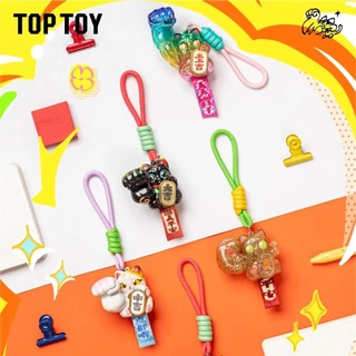 แบบจุ่ม💛พร้อมส่งในไทย🇹🇭 Great Power Fortune Cat Protecting Blessing - พวงกุญแจ ของแท้💯