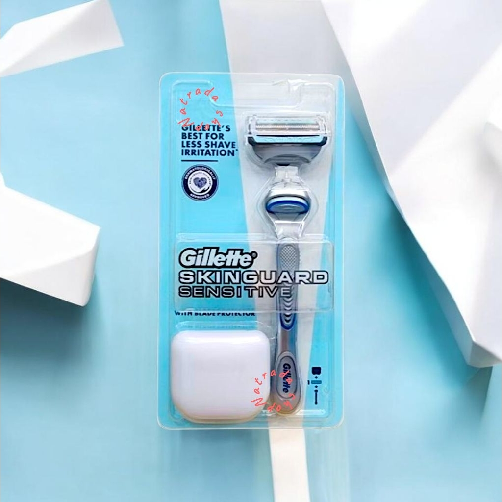 (แท้100%) Gillette Skinguard  มีให้เลือกใบมีดพร้อมด้ามและรีฟิล (ของแท้ฉลากไทย)